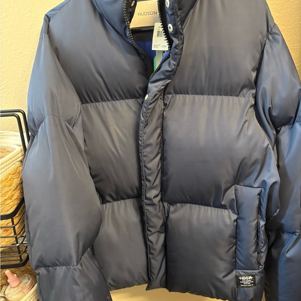 Hudson Jeans Royal Blue Puffer Jacket